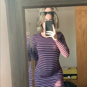 Midi long sleeve dress ~ casual chic